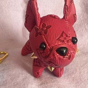 Fashionable French Bulldog Keychain: Cute Animal Pendant For Car Keys, Backpacks